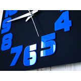  Zidni satovi LOGIC BLACK-BLUE HMCNH047-blackblue (moderni) | shoptok.hr