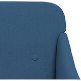  Fotelja plava 63 x 76 x 80 cm od tkanine | shoptok.hr