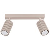 Sollux Smeđe-sivi metalni reflektor 6,5x30 cm Gleam – Cijene
