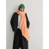 šal iz mešanice materialov - oranžna