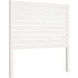 Maison Chic posteljno vzglavje - vzglavna omarica - nočna omarica belo 81x4x100 cm trdna borovina, (21706135) Cene