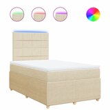 Maison Chic Box spring postelja - Vzmetna postelja z vzmetnico krem 120x200 cm blago SL17139, (21883047) | Shoptok.si