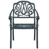 3-dijelni bistro set zeleni od lijevanog aluminija | shoptok.hr