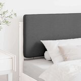  Tapecirani uzglavlje s uzglavljem Bijela i svijetlo siva 75 cm - Bijela i svijetlosiva 75 cm | shoptok.hr