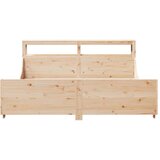 vidaXL Okvir kreveta bez madraca 200 x 200 cm od masivne borovine | shoptok.hr