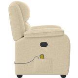  Masažni naslanjač krem blago, (21824479) | Shoptok.si