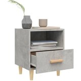  Noćni ormarići 2 kom siva boja betona 40 x 35 x 47 cm | shoptok.hr