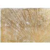 GINER Y COLOMER Vzglavje postelje iz prefinjenega zlatega MDF-ja 90x90 cm, (22147680) | Shoptok.si