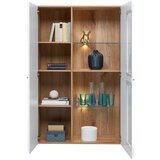 Mömax Vitrina Auris, Bela, Barva Hrasta | Shoptok.si