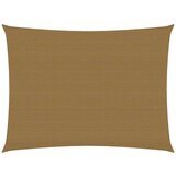  Senčno jadro 160 g/m² taupe 6x7 m HDPE | Shoptok.si