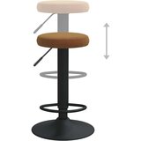  Barski stolčki 2 kosa rjav žamet, (22126069) | Shoptok.si
