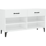 Ormarić za cipele sjajni bijeli 102x35x55 cm konstruirano drvo | Eponuda.ba
