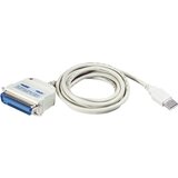 Aten Adapter Aten\, moški konektor USB 2.0 tipa A/ženski konektorCentronics\, bele barve\, 1\,8 m UC1284B-AT, (20410730) | Shoptok.si
