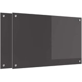  Kuhinjski zid 2 pcs Tamno siva 80 x 50 cm | shoptok.hr