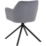 XXXL Stol Patti, Siva, Vrtljiv | Shoptok.si