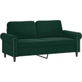  2-dijelni set sofa s jastucima tamnozeleni baršunasti | shoptok.hr