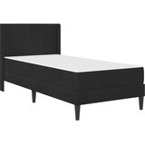  Okvir kreveta s madracem s uzglavljem Crna 90 x 190 cm Baršun | shoptok.hr