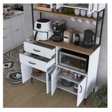 Hanah home Komoda s ladicama JE180 3403, 120x218,6x40 cm, Bijela | Eponuda.ba
