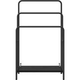vidaXL Sušilnik za oblačila s polico Črni hrast 60 x 30 x 100.5 cm | Shoptok.si
