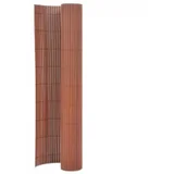 vrtna ograda 90 x 400 cm smeđa