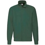 Fruit Of The Loom Green Men's Sweatshirt Lightweight Sweat Jacket | Shoptok.si
