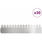  Rubnjaci za travnjak 30 kom. 103 x 0,05 x 22 cm Srebrna | shoptok.hr