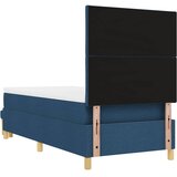  Krevet s opruga kutije s uzglavljem Plava 190 x 90 cm tkanina | shoptok.hr