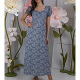 Gemre Blue maxi dress with Amande neckline | Shoptok.si