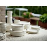 Zone Kremno bel desertni porcelanast krožnik ø 20 cm Eau – | Shoptok.si