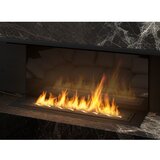  InFire - Ugrađeni bio kamin 7,5 x 100 cm, 6 kW, crni | Eponuda.com