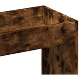vidaXL Visoka omara dimljeni hrast 92x33x140 cm inženirski les | Shoptok.si