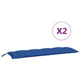  Jastuci za vrtnu klupu 2 kom plavo 150x50x7 cm tkanine Oxford | Eponuda.com