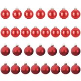  Set božićnih kuglica 30 kom. 6 cm Polistiren | shoptok.hr