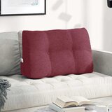 vidaXL Poglavni vzglavnik Vinorodna rdeča 80 x 24 x 50 cm blago | Shoptok.si