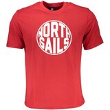 North Sails MEN&#39;S SHORT SLEEVE T-SHIRT RED Cene