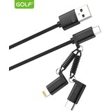 Golf USB kabl 3u1 Mikro-Tip C-IP GC-51 Cene