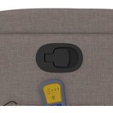  Masažni naslonjač od tkanine smeđesivi | shoptok.hr