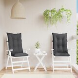  Jastuci za stolice 2 kom prošarano antracit 120x50x7 cm tkanina | Eponuda.com