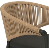 Amatio STOL aluminij naravne barve, črna | Shoptok.si