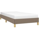  Posteljni okvir taupe 100x200 cm blago, (20726212) | Shoptok.si