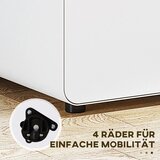  Mobilni ormar za spise s 3 ladice 39x48x59 cm bijeli | shoptok.hr
