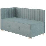 Ghado Plavi kutni dječji krevet s prostorom za odlaganje s madracem 90x200 cm Snugi - | shoptok.hr