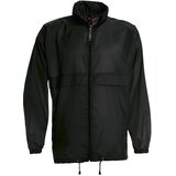  VJETROVKA S KAPULJAČOM ZIP UNISEX B&C SIROCCO CRNA S Cijene
