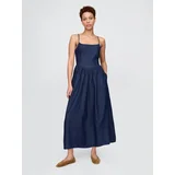 GAP Denim maxi dress with pockets - Women's