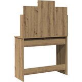  Toaletni stol s LED svjetlima Artisan hrast 96x40x142 cm | shoptok.hr