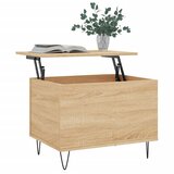  Stolić za kavu boja hrasta 60 x 44,5 x 45 cm konstruirano drvo | shoptok.hr