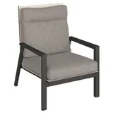 LOUNGE NASLANJAČ tkanina aluminij