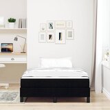  s opruga kutije Crna 120 x 200 cm tkanina | shoptok.hr