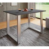 MID.YOU JEDILNA MIZA, antracit, srebrne barve | Shoptok.si