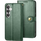 AVIZAR Etui denarnica za Galaxy S26 z magnetnim gumbom in naramnico, Zelena, (5000274252) | Shoptok.si